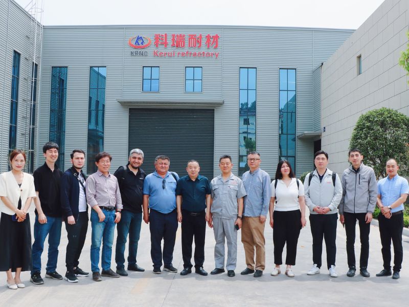 Welcome Kazakhstan Customers to Visit Kerui Refractory in May 2023